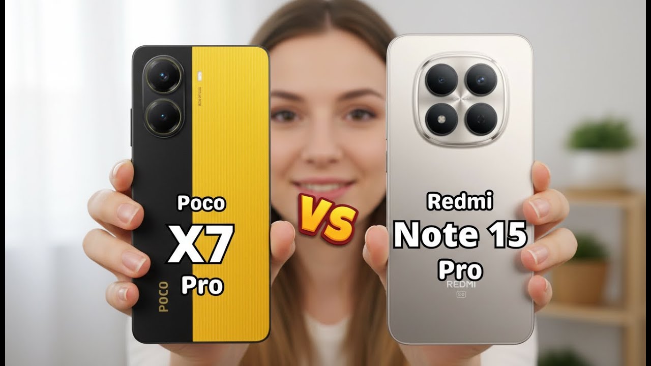 Poco X7 Pro vs Redmi Note 15 Pro 5G