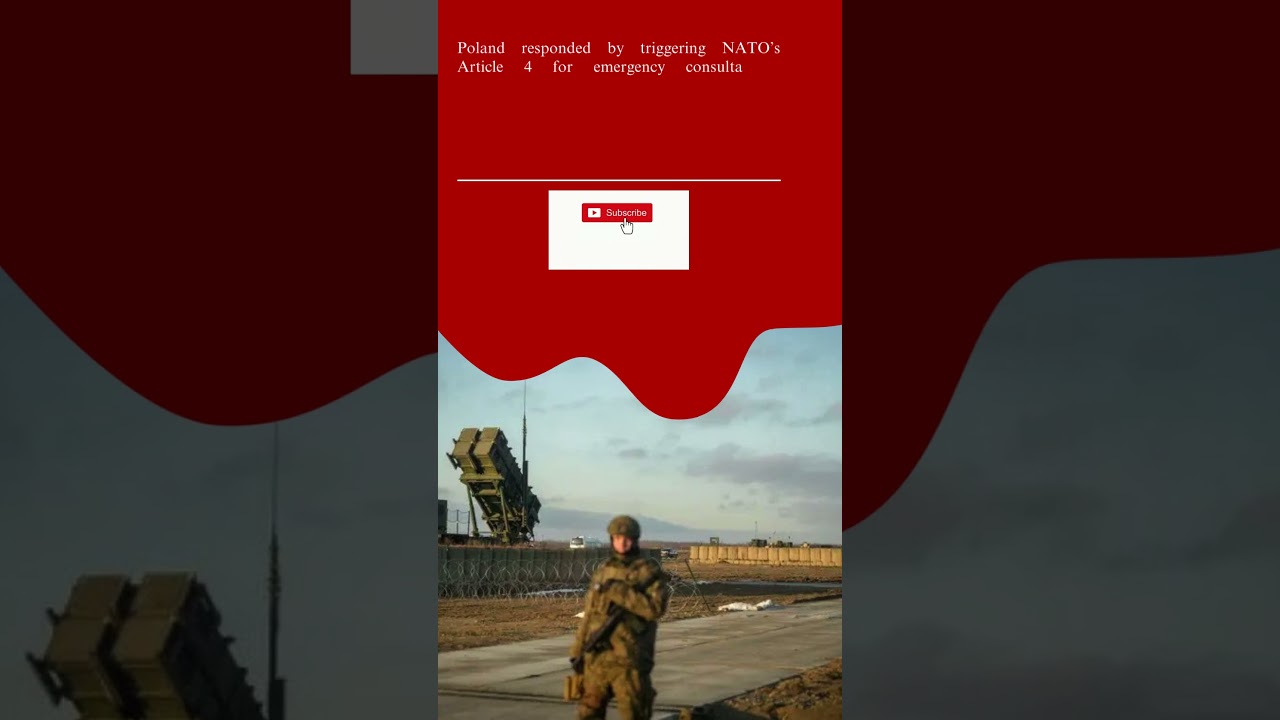 POLAND SAYS UPTO 4 OF 19 RUSSIAN DRONES SHOT DOWN AFTER ENTRING AIRSPACE 
