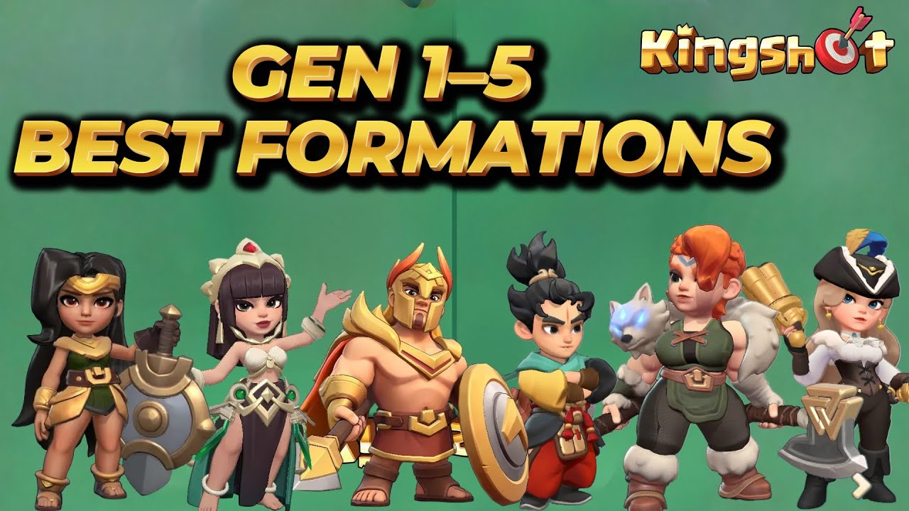 Kingshot Gen 1–5 Formasyon ve Kahraman Rehberi (Meta Anlatımı)