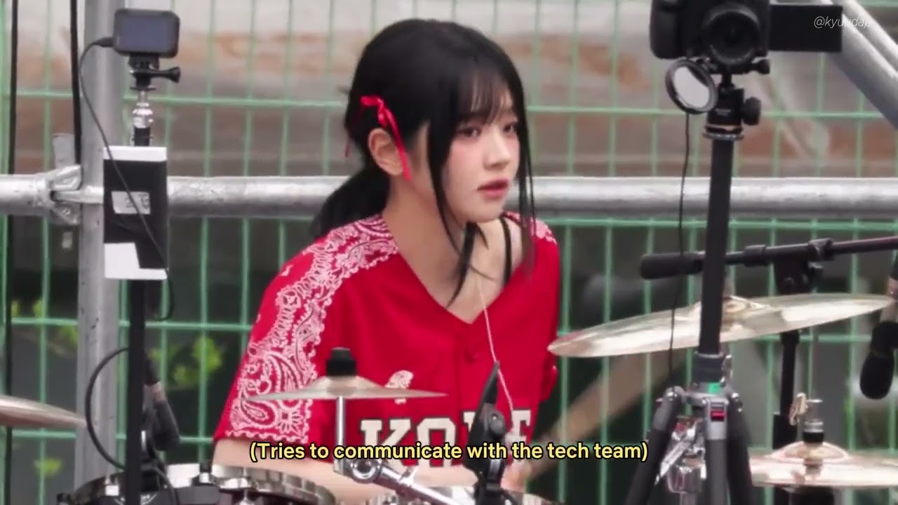 When Chodan's in-ears stopped working during a performance