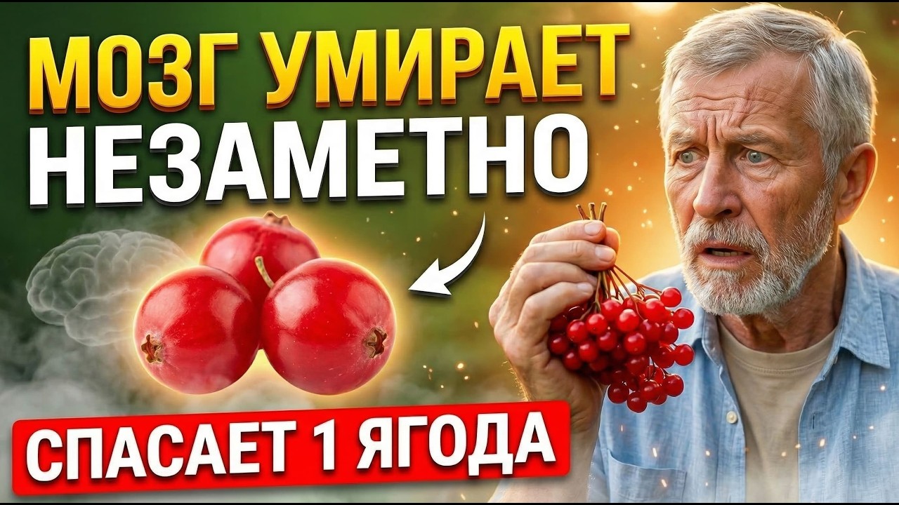 СТАРЧЕСКОЕ СЛАБОУМИЕ ОБОЙДЕТ СТОРОНОЙ! Жуйте эту горькую ягоду каждый день...