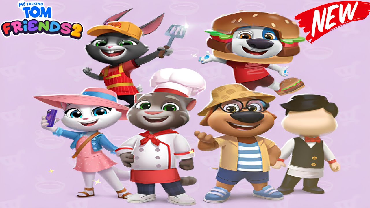 My Talking Tom Friends 2 Halloween update New Pack outfit unlocked Gameplay Android ios 