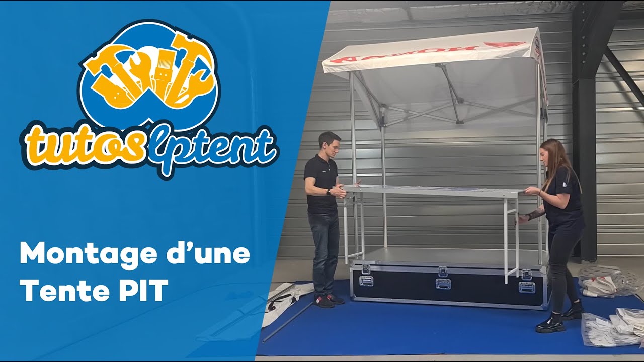 Tuto : Montage d'une tente pliante PIT (circuit, chronométrage, team...)