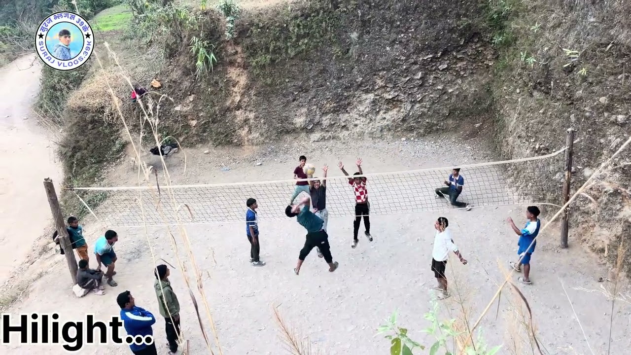 volleyball match Baglung @SurajVlogs-39k 