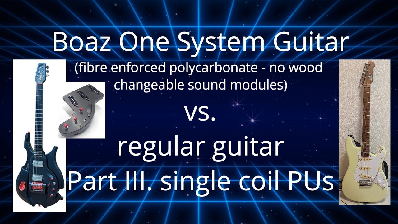 Wood vs. Polycarbonate - Robin Trower style - a fair guitar comparison Part III. single coil PickUps