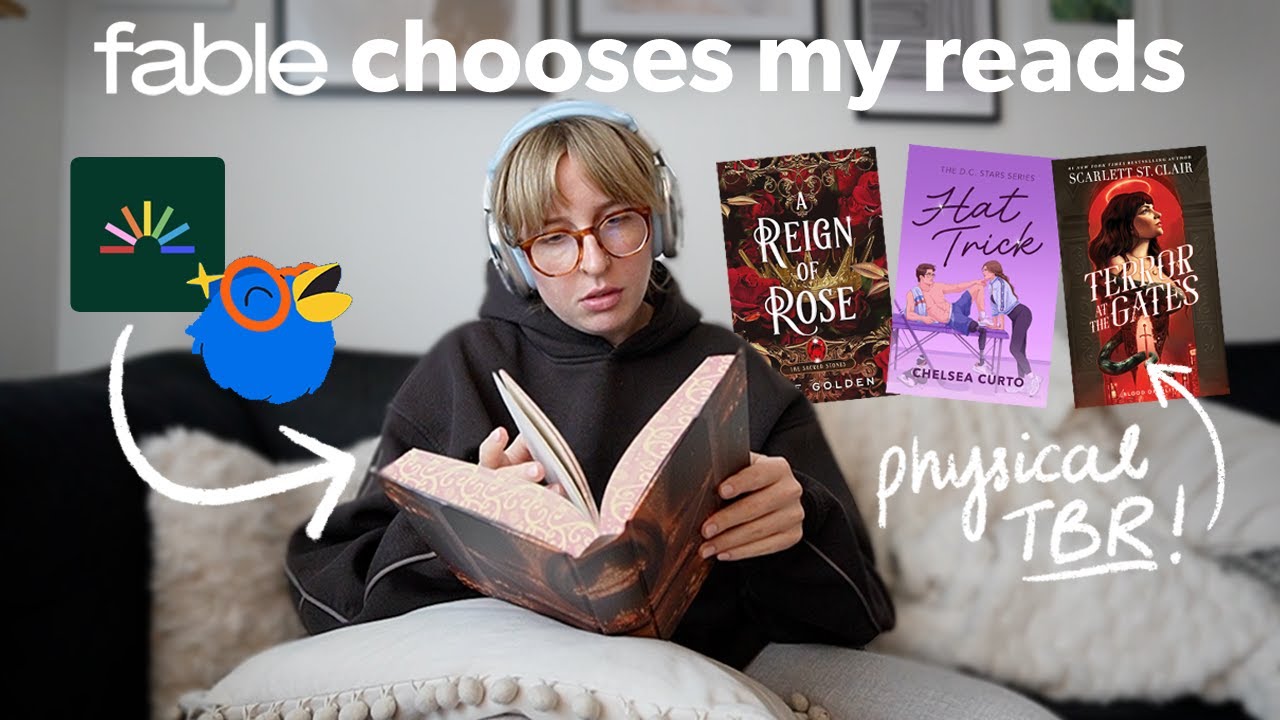 Fable chooses my reads 📚 physical TBR reading vlog