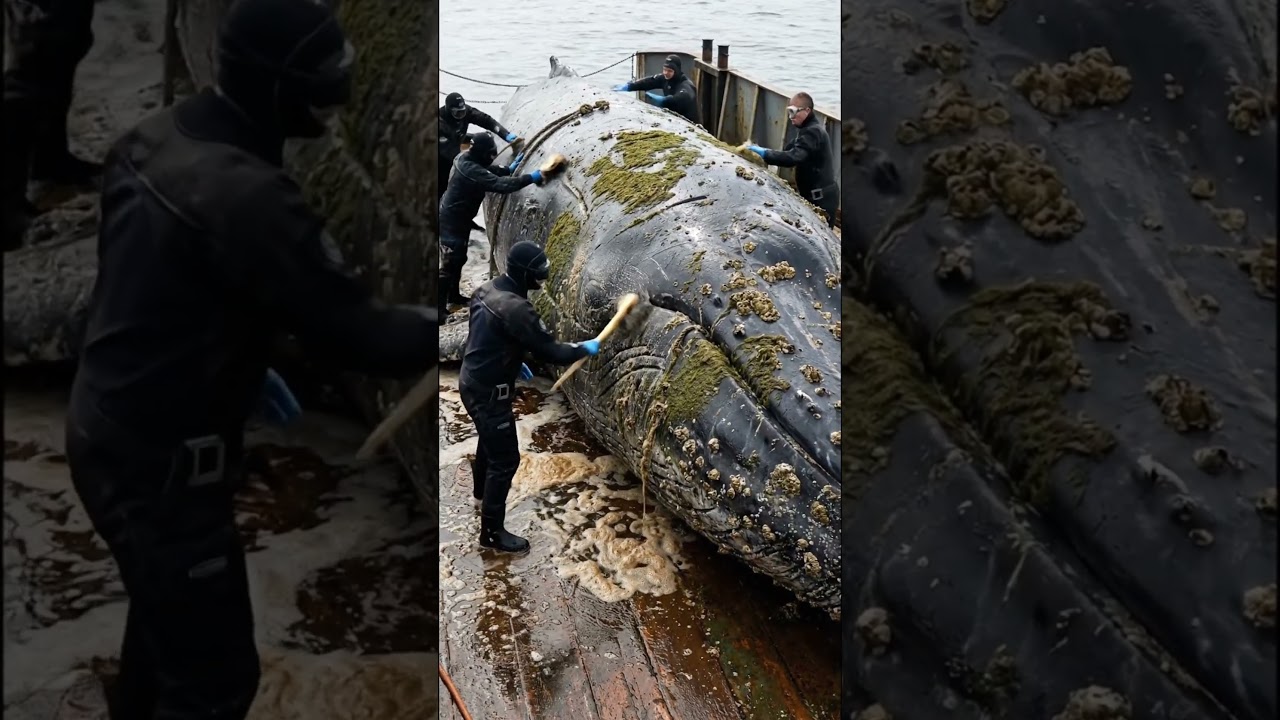 Massive Blue Whale Rescue at Sea | Real Maritime Operation Footage