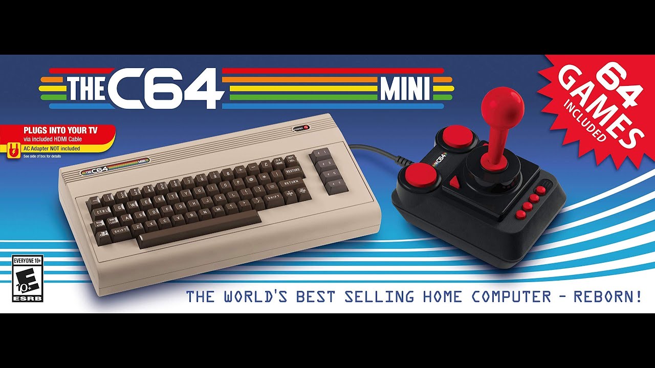 C64 Mini with 64 Classic Games 2018 - unboxing
