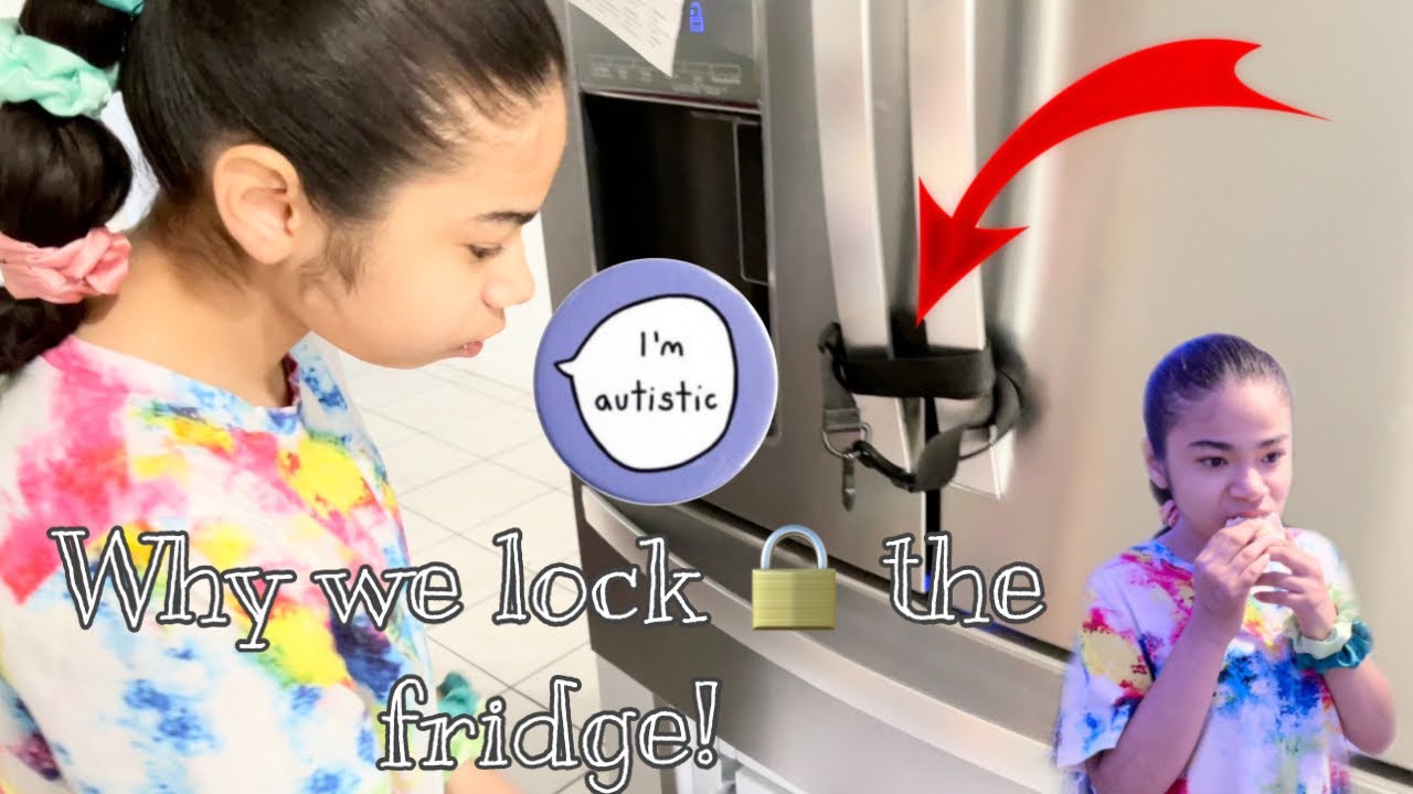 Autistic girl does NOT have control! | Why we have to lock 🔒 the food! | Autism real life! | ASD