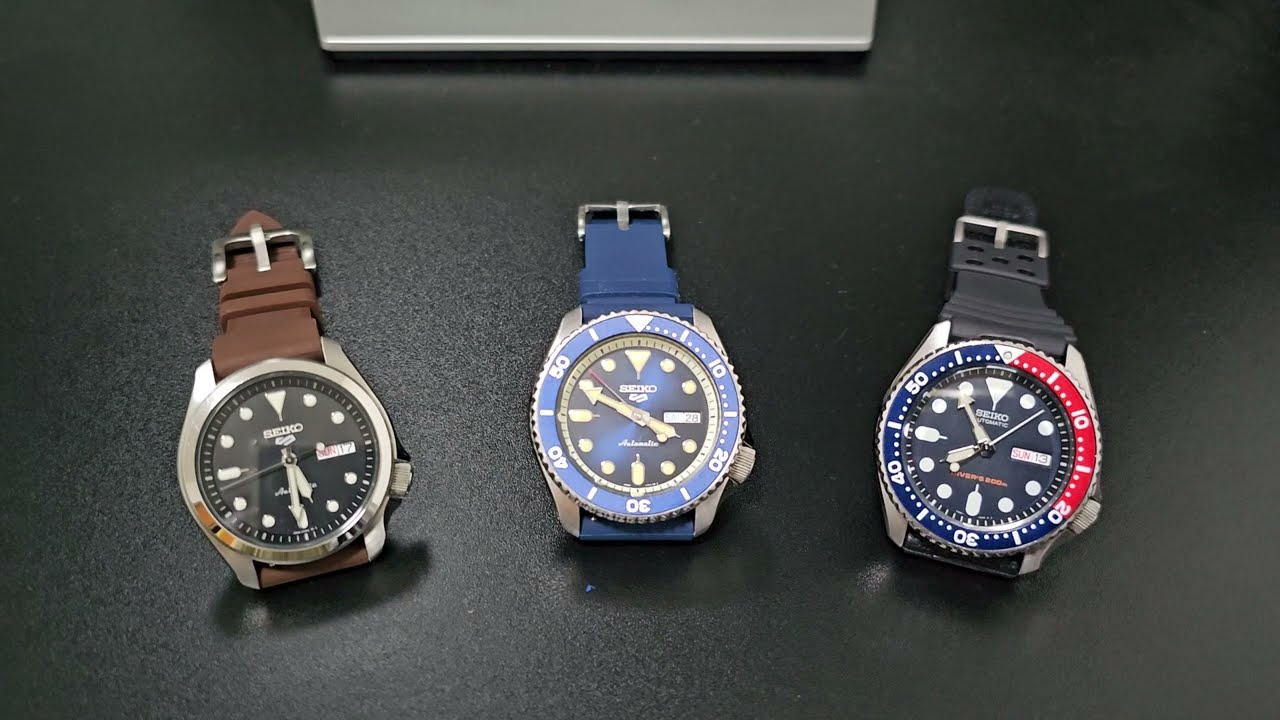 Seiko SRPD93 5KX, and a comparison with the SKX diver and SRP Dress KX.