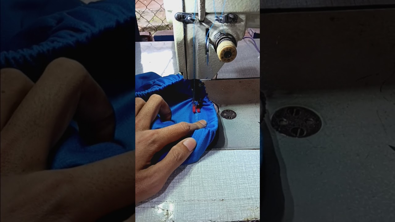 Tutorial jahit karet kolor persi lengkap