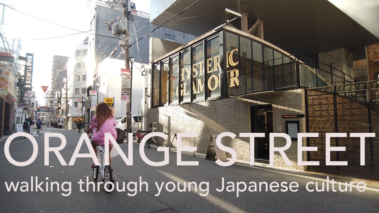 Tachibana-Dori in Osaka , known as Orange Street - Japan Walking Tour | 4K with Binaural Audio