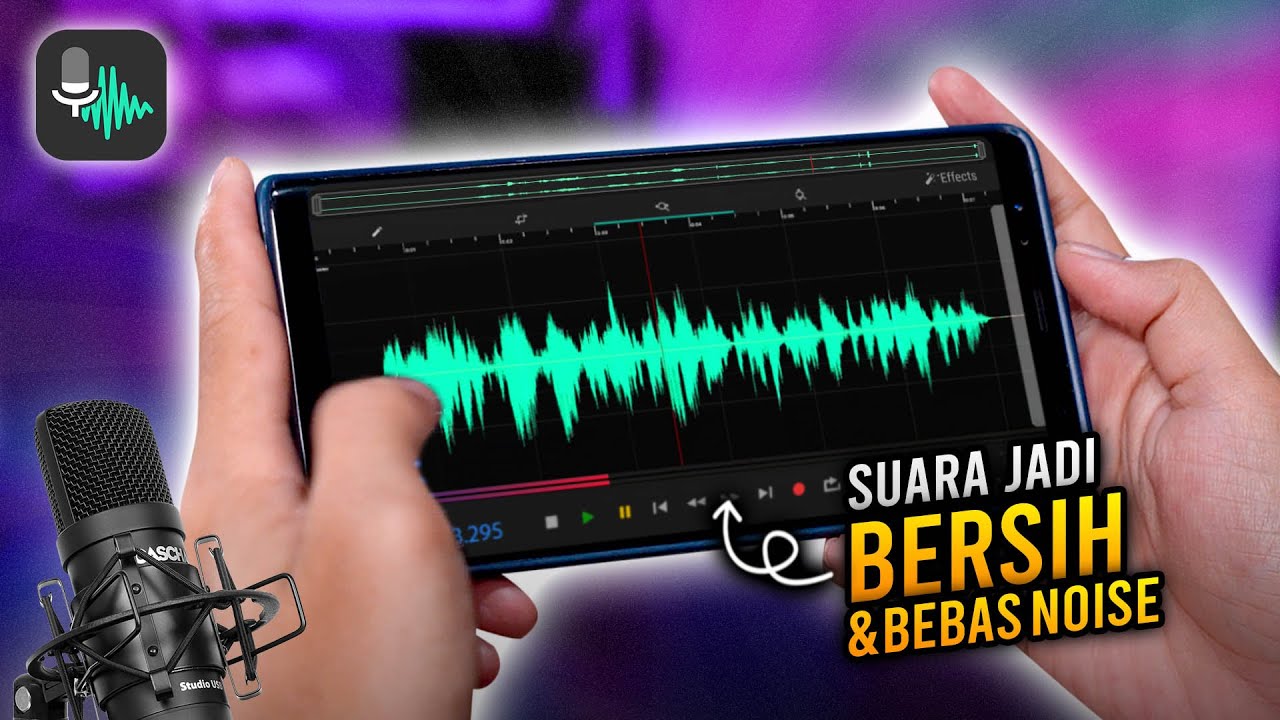 CARA BARU!! Edit Suara di Hp Jadi Jernih & Bersih | WaveEditor Tutorial