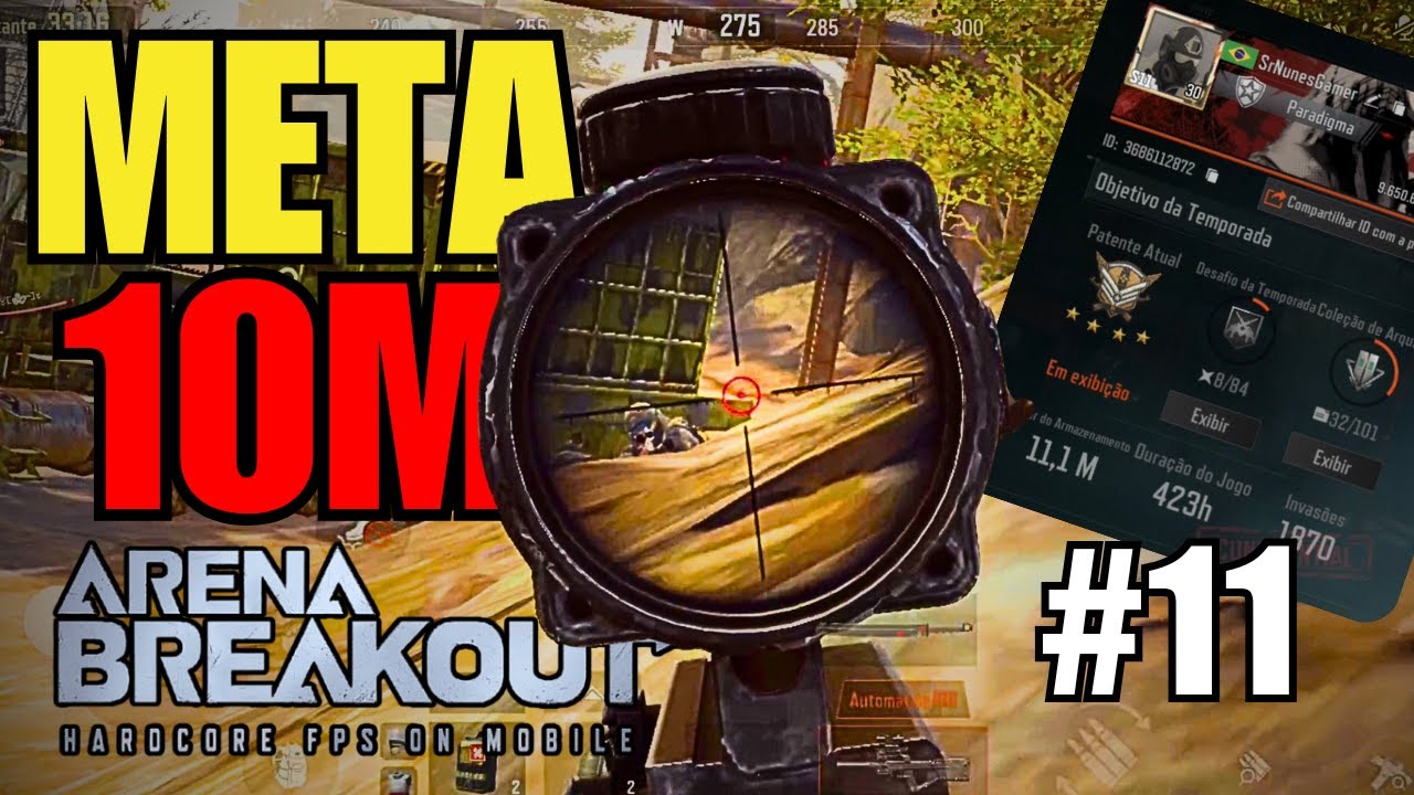 COMO CHEGAR A 10 MILHÕES DE ARMAZÉM! || POCO X7 PRO || ARENA BREAKOUT GLOBAL