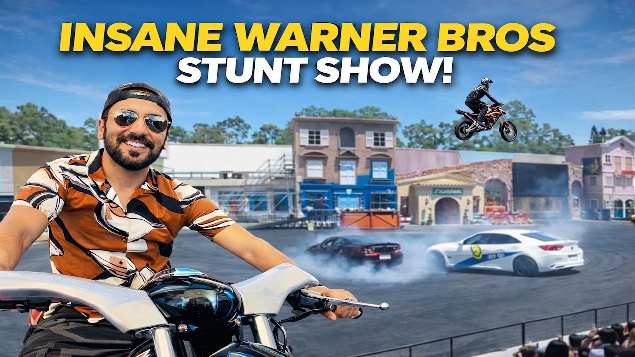 INSANE Warner Bros Stunt Show 🤯 Cars, Bikes & Pure Chaos | Gold Coast Australia