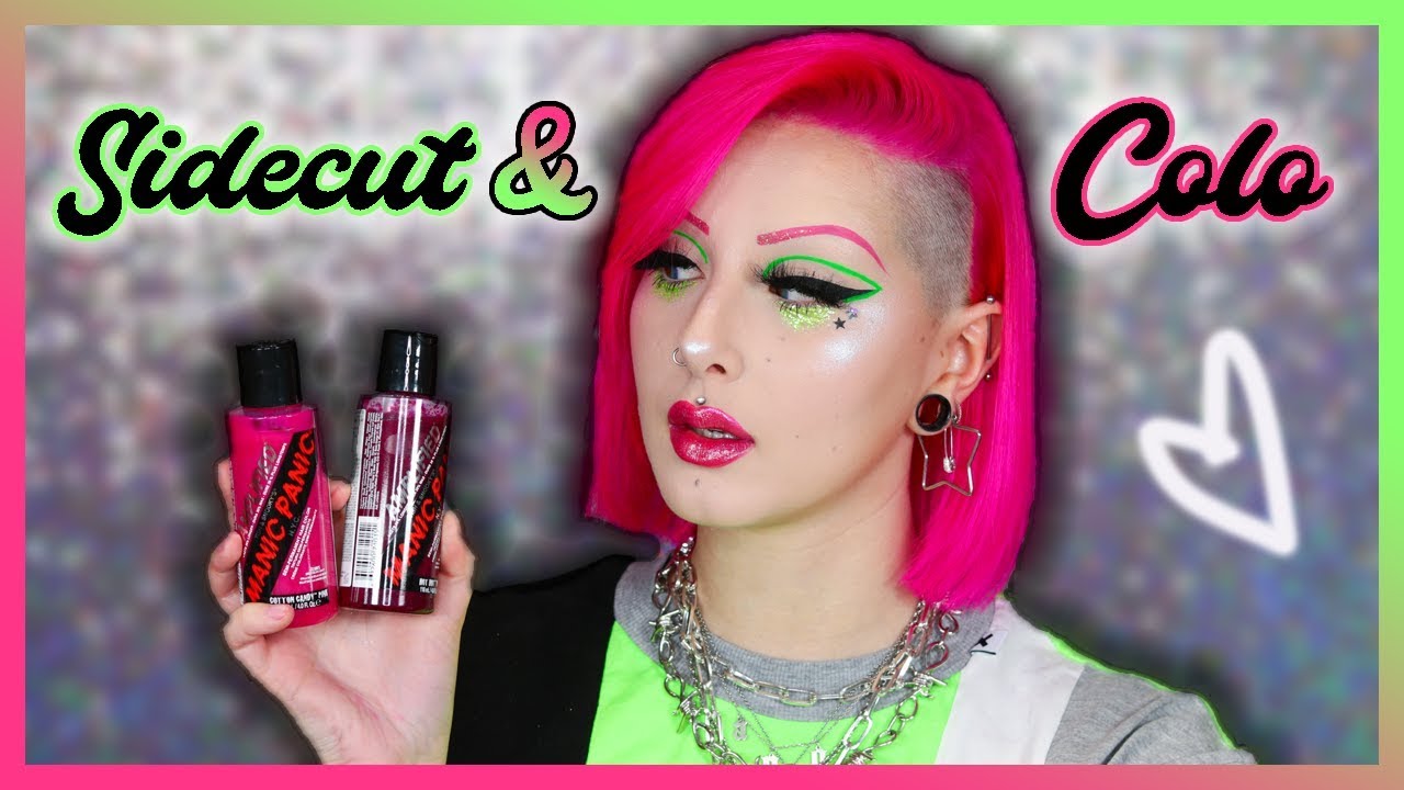SIDECUT & TEST MANIC PANIC !! | Rasage, Décoloration & Coloration