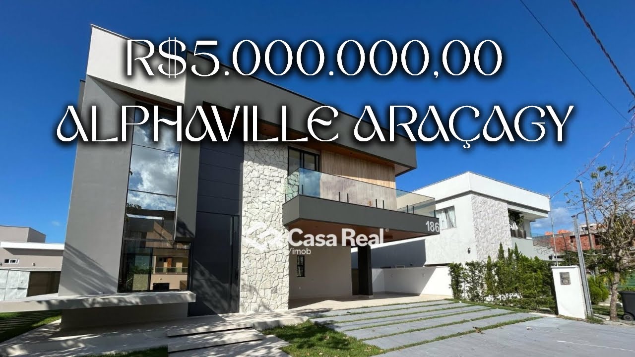 CASA NO ALPHAVILLE ARAÇAGY - R$5.000.000,0”