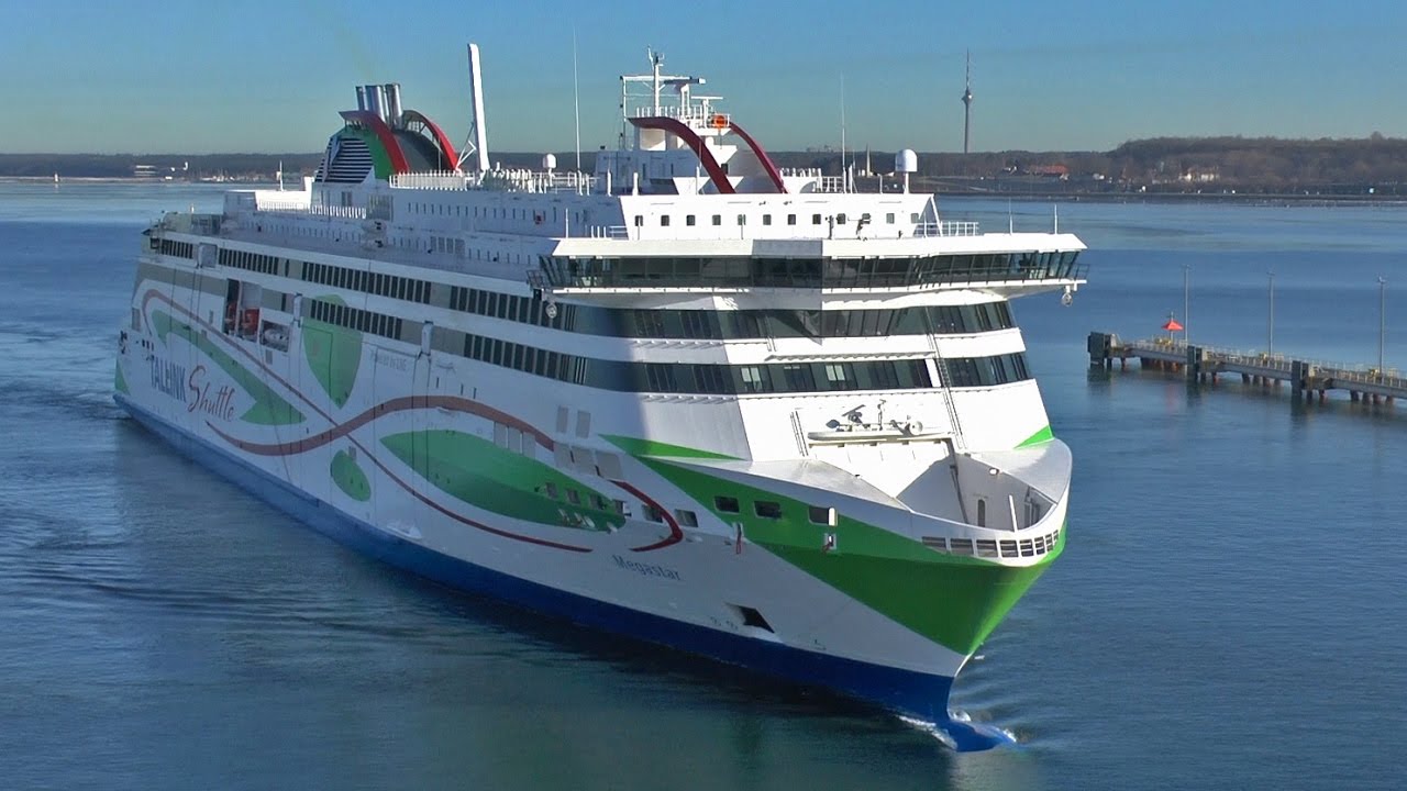 Tallink M/S Megastar Arrive Tallinn, Estonia