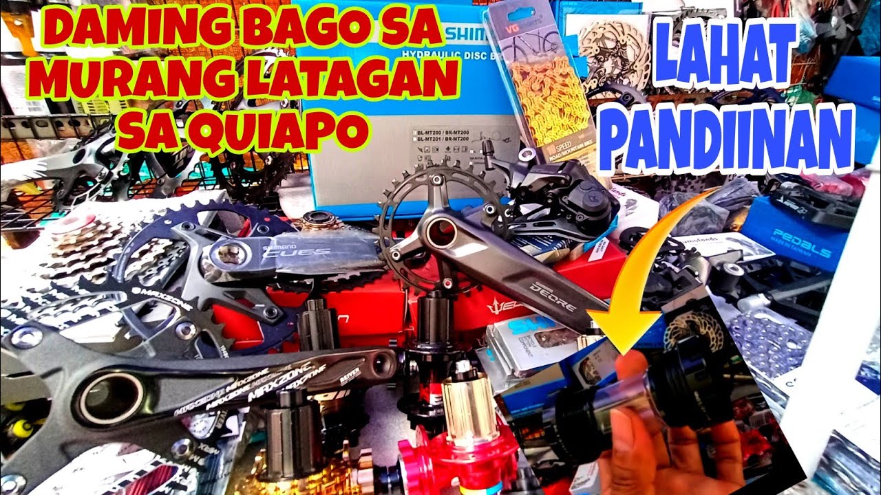 DAMING BAGO SA TRENDING NA LATAGAN NG MURANG BIKE PARTS SA QUIAPO