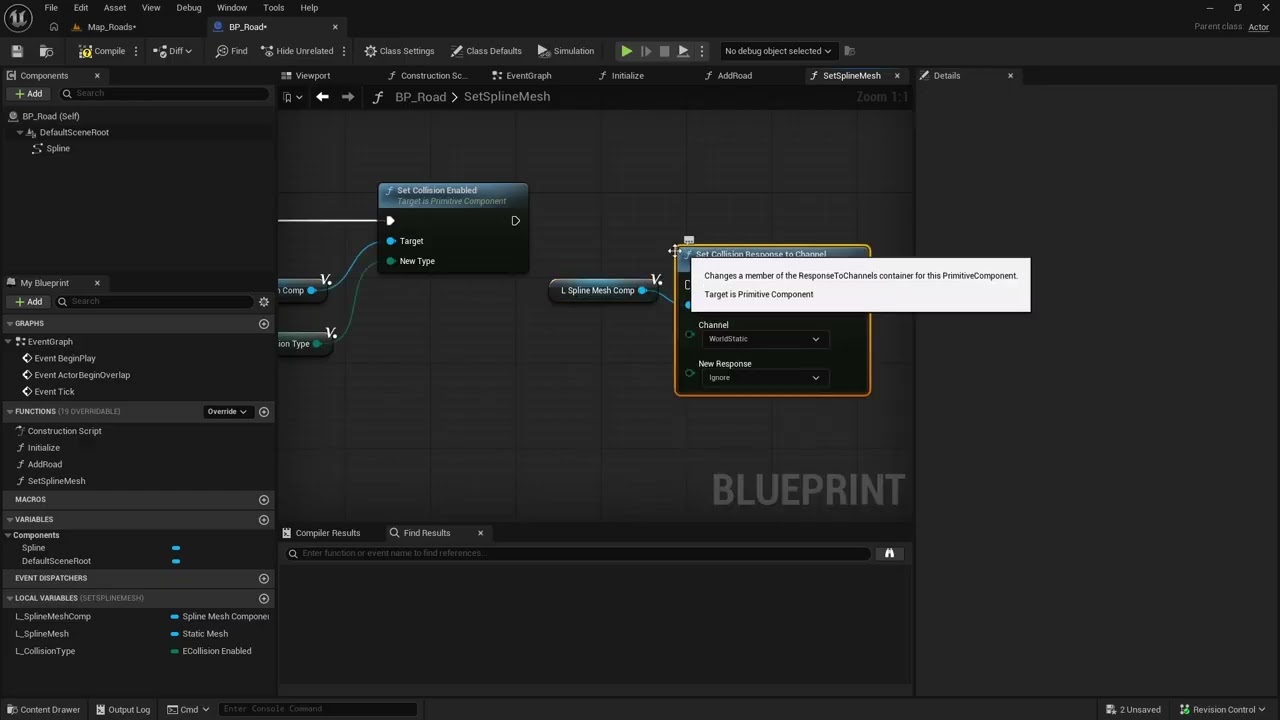 Unreal Engine 5: Procedural Road System - Procedural Road Spline [PREVIEW]