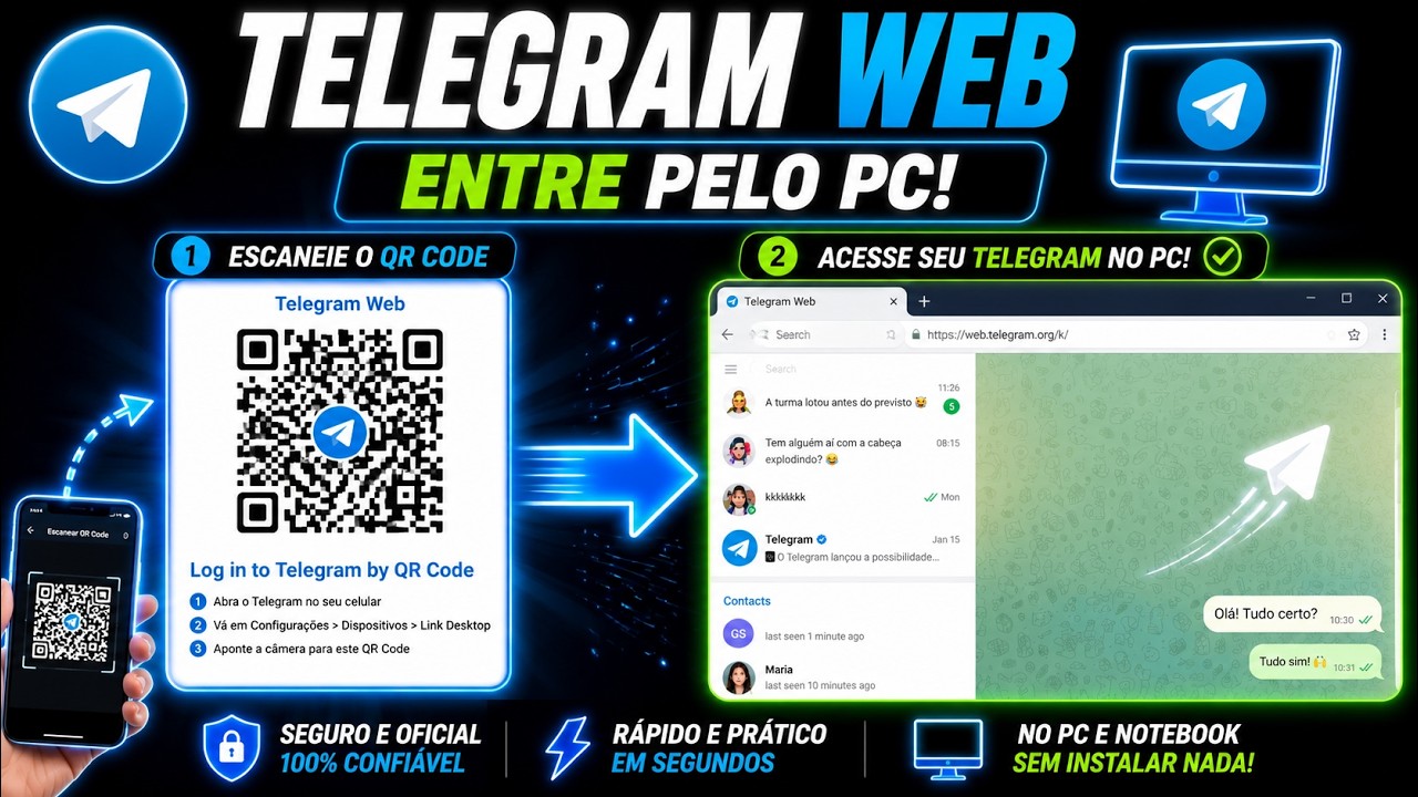 Как пользоваться Telegram Web на ПК, как войти и выйти из Telegram Web.