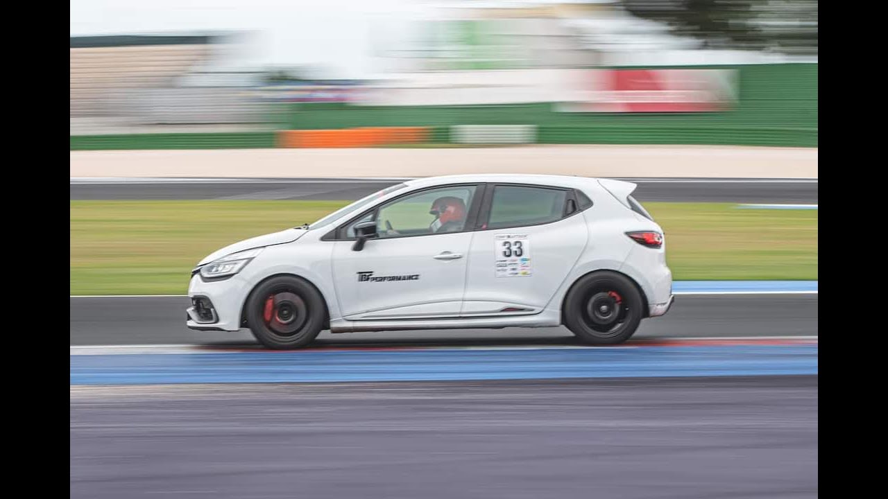 Clio RS Trophy 250 hp Time Attack Misano 2024 best lap 1:55:76 chasing an Honda Civic Ep3 K20