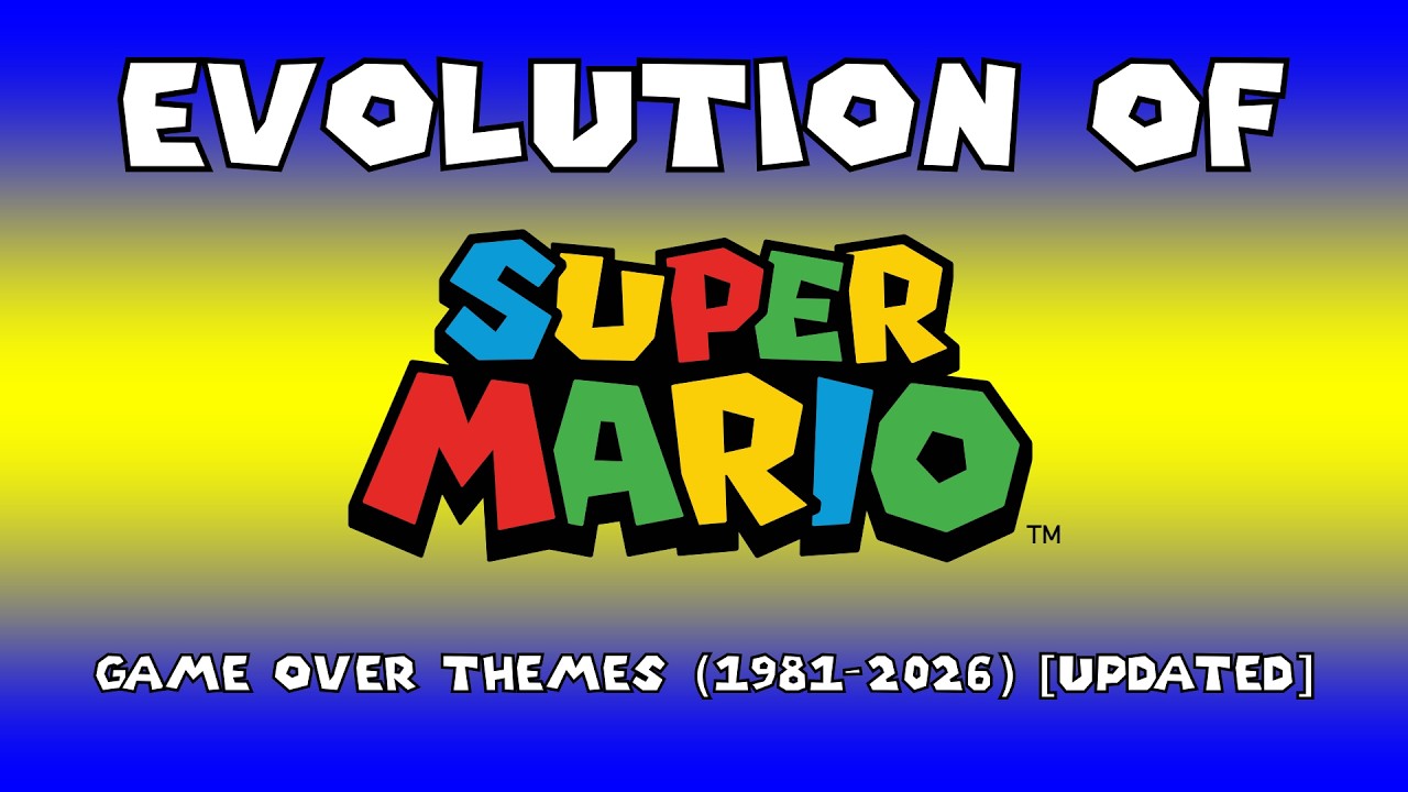 Эволюция мелодий проигрыша (Game Over) в играх Super Mario (1981 &ndash; 2026) [ОБНОВЛЕНО]