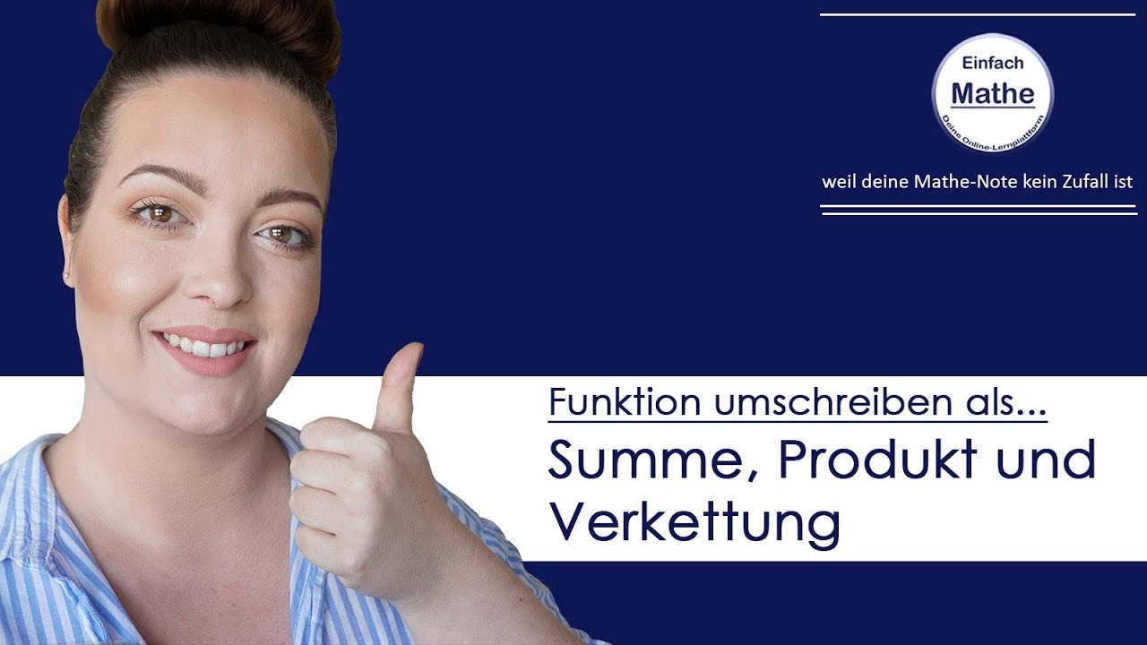 Funktion als Summe, Produkt und Verkettung umschreiben by einfach mathe!