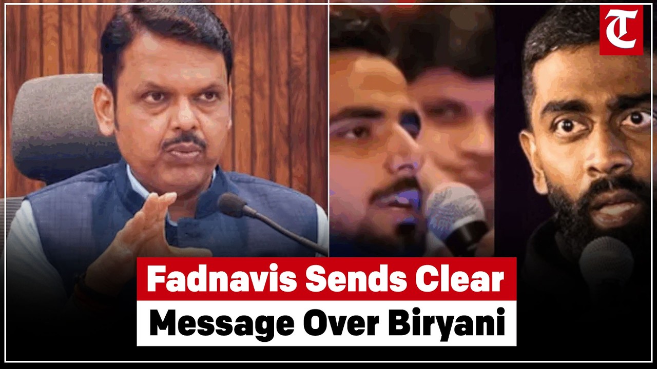 Maha CM Fadnavis Issues Strong Message to Stand-Up Comic Over ₹370 Biryani Row