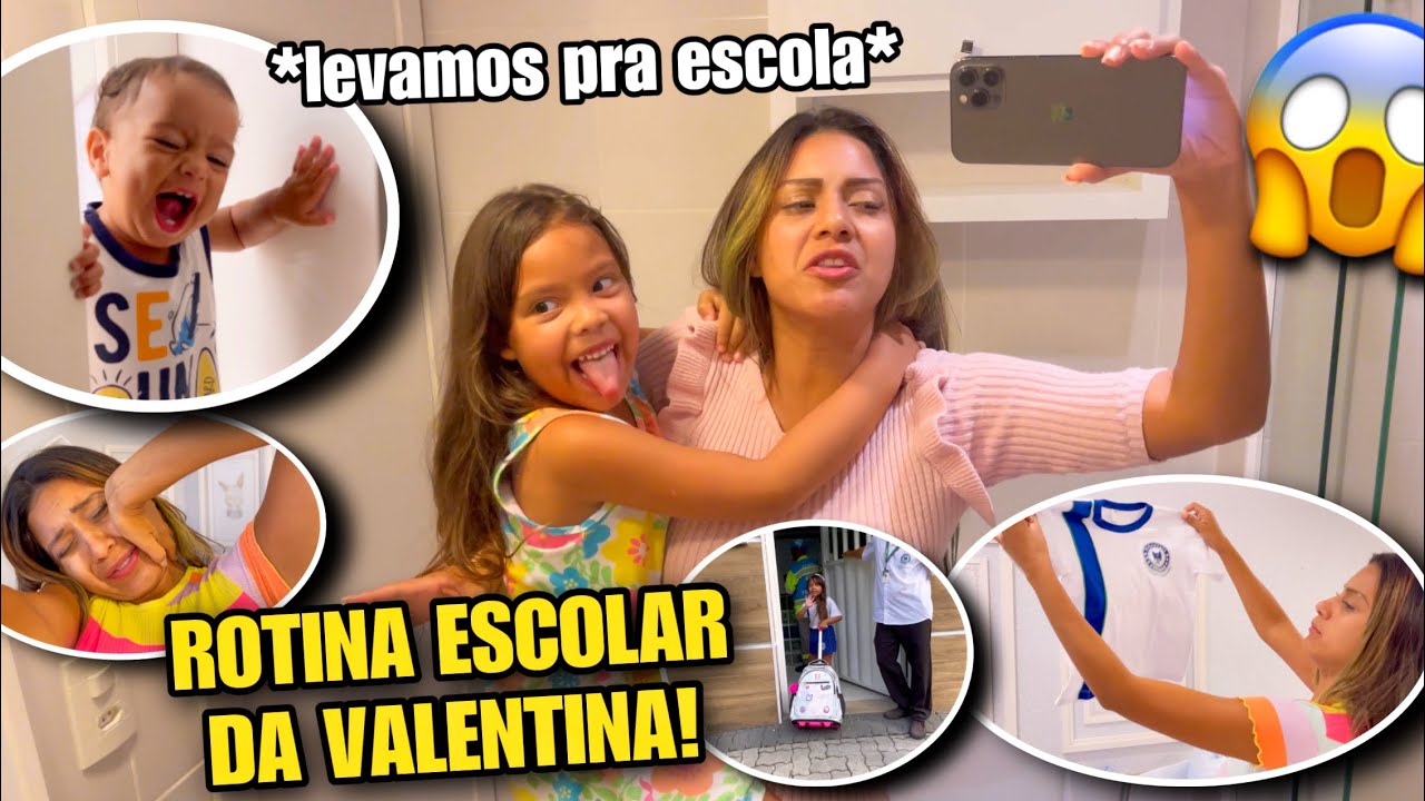 UMA NOITE COM A GENTE! LEVAMOS ELA PRA ESCOLA 6HORAS DA MANHÃ! 😭😱