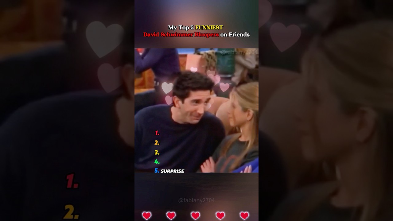 LOL! David Schwimmer’s Funniest Friends Outtakes & Bloopers 