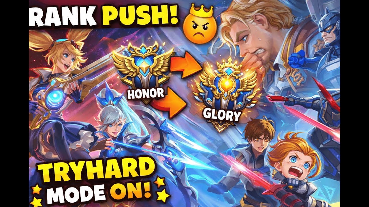 “KYA AAJ RANK BADEGA YA TILT? 😤😂 | Funny Rank Push | MLBB Live”