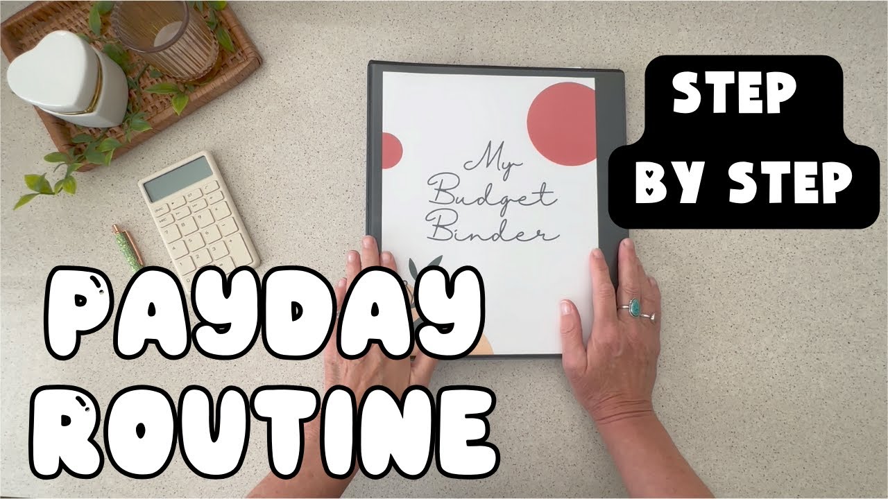 EASY Payday Routine | Beginner Budget Setup | Step by Step Get Out Of Debt  | #budget
