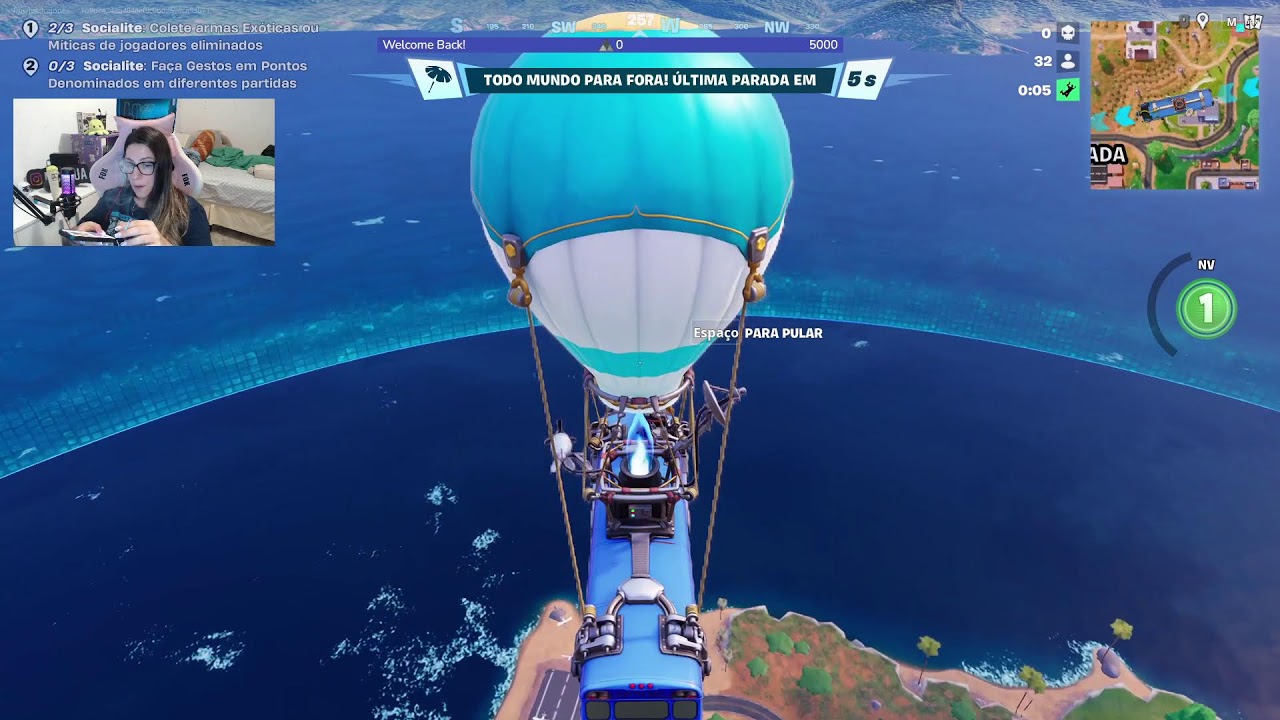 Segundou no Fortnite
