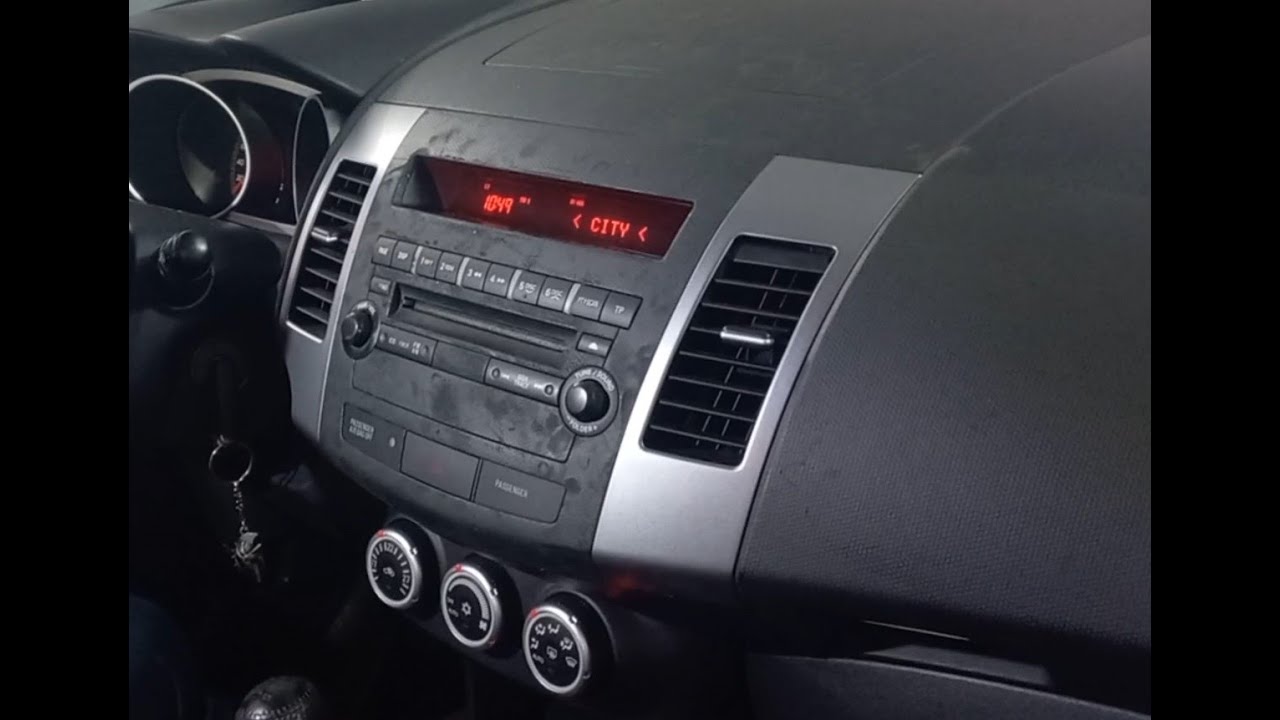 Radio Removal Peugeot 4007