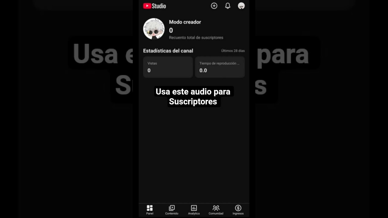 Usa el audioo