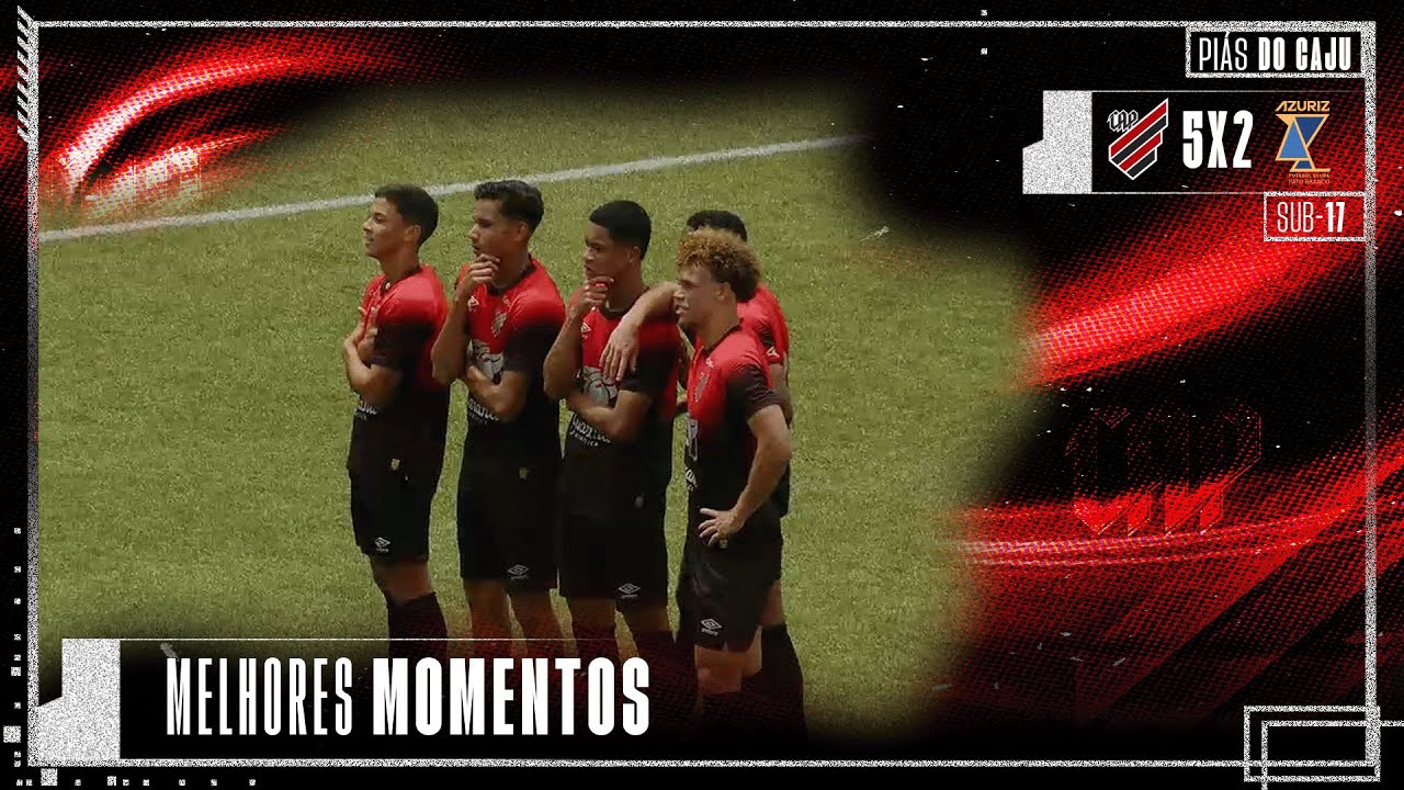 ATHLETICO 5x2 AZURIZ | COPA SUL SUB-17 | MELHORES MOMENTOS