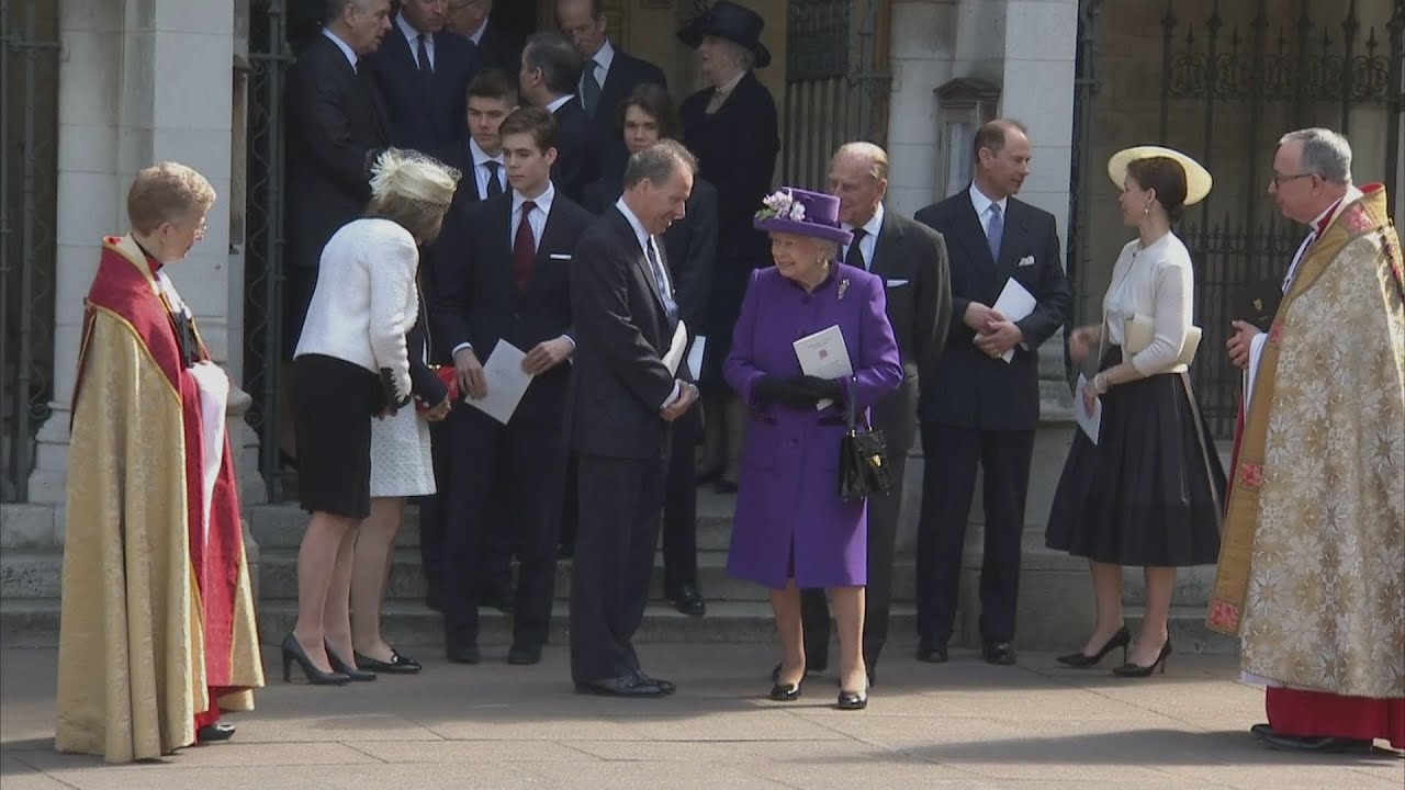 Royal family attend service of thanksgiving for Lord Snowdon