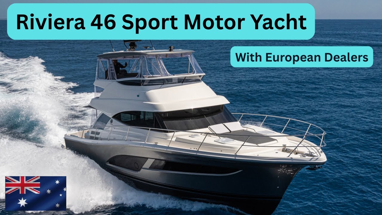 Спортивная яхта Riviera 46 — полный тур