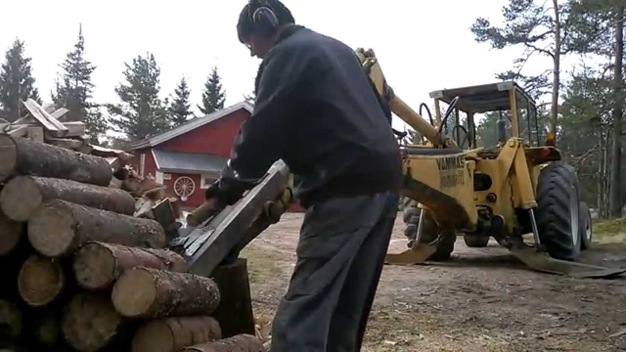 Polttopuun tekoa 2015