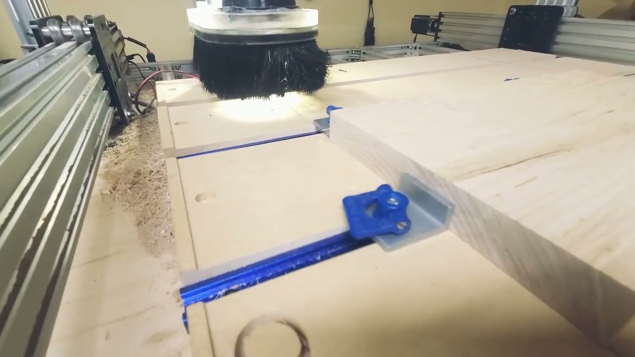 Flatten Boards on the CNC with this clamp / hold down solution. No BS, Straight to the point