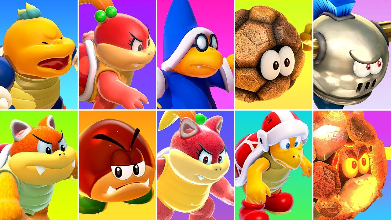 Super Mario 3D World + Bowser's Fury - All Mini Bosses