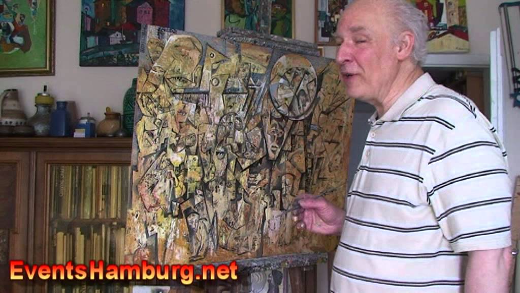 Bilder, moderne Kunst. Maler aus Hamburg A. Alkhovski. Kubismus 2012.