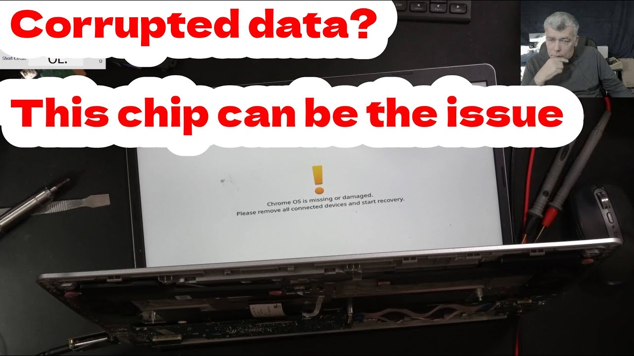 Chromebook not charging, no power, board repair - H1B3C = H1B2C chip ic replacement