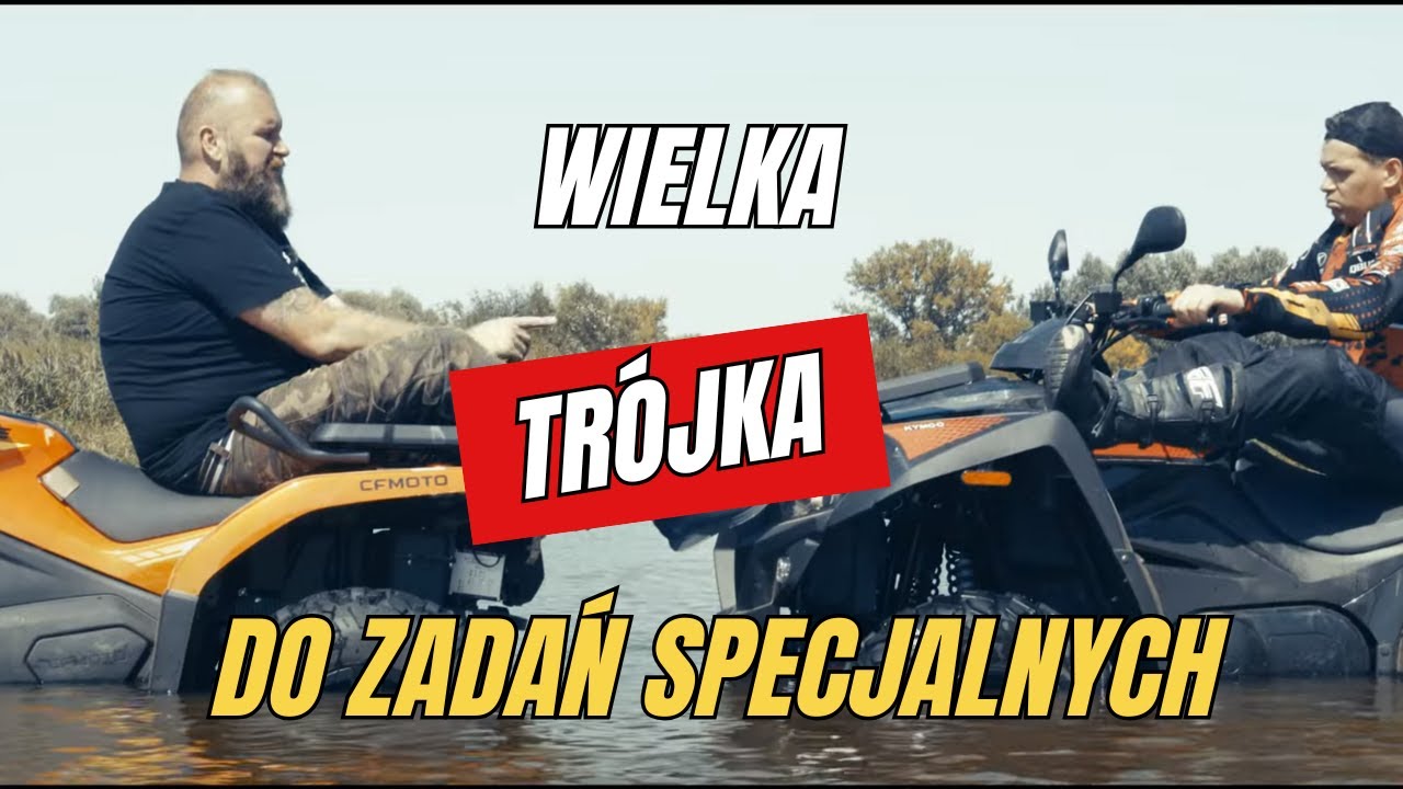 CFMOTO vs KYMCO vs SEGWAY &ndash; wielka tr&oacute;jca do zadań specjalnych!