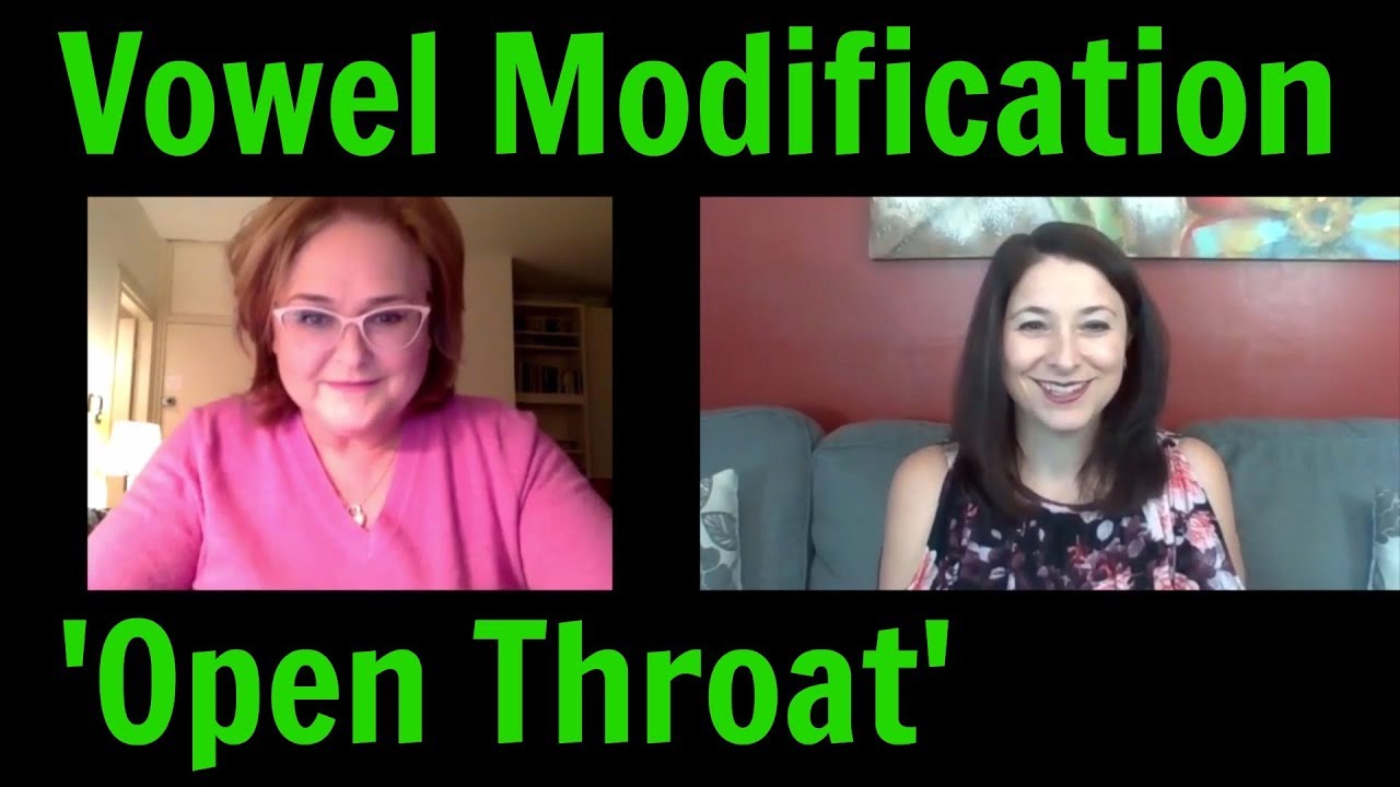 The OPEN THROAT, VOWEL MODIFICATION, and SINGING HIGH NOTES for Females - with MICHELLE BREEDT