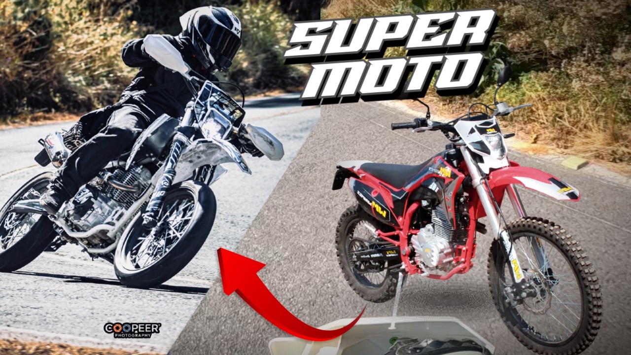 SUBIMOS PASO DE CORTES EN LA SUPERMOTO | POV KB250 🔥