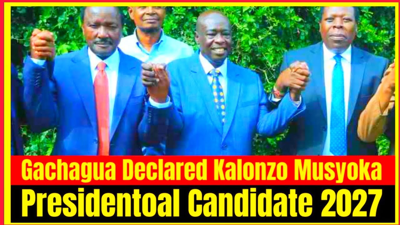GACHAGUA FINALLY ENDORSED KALONZO MUSYOKA AS PRESIDENTIAL CANDIDATE 