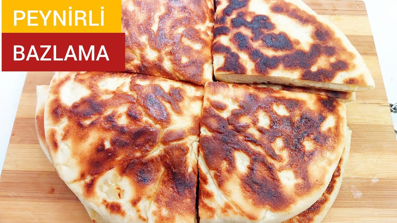 FIRIN KULLANMADAN ‼️ POĞAÇA  TADINDA BAZLAMA TARİFİ 💯 | #bazlama #bazlamatarifi