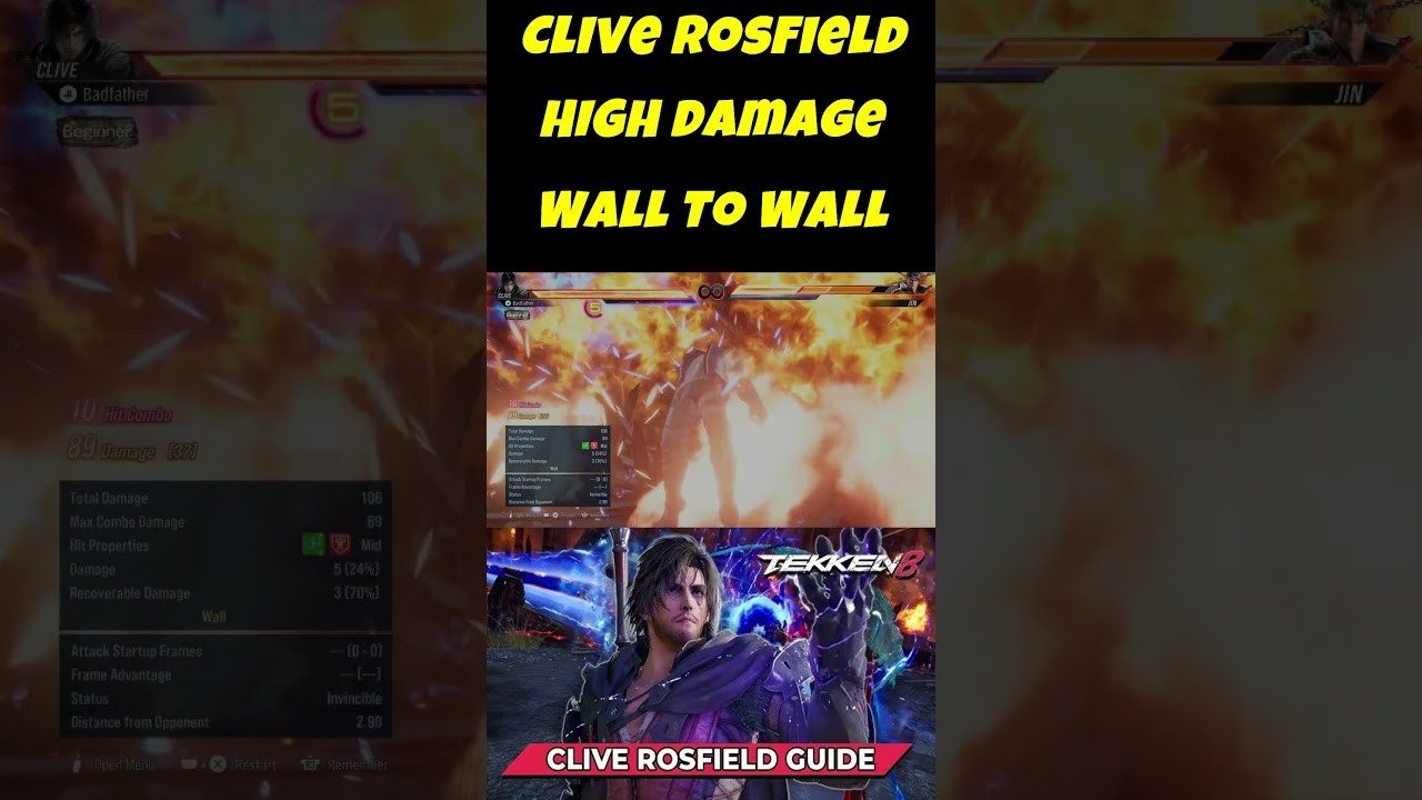 Clive HIGH Damage Wall To Wall 👀 